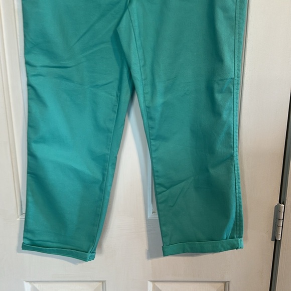 Market & Spruce seafoam green Capri size 10 - Picture 2 of 4